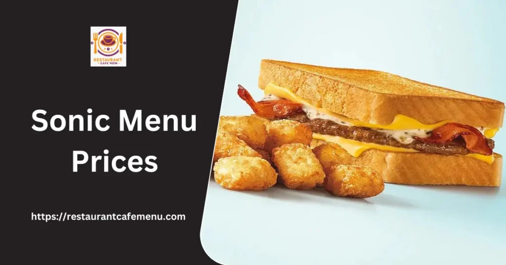 Sonic Menu Prices