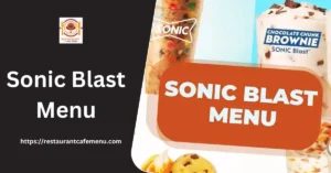 sonic blast menu