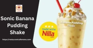 Sonic Banana Pudding Shake