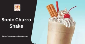 Sonic churro shake 2024